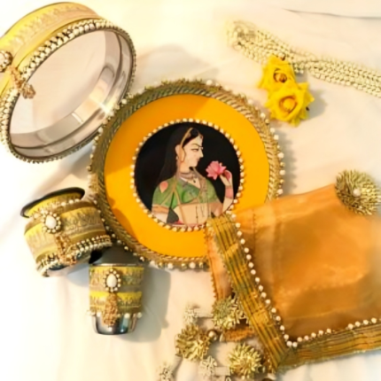 Maharani Themed Karwachauth Thali Set