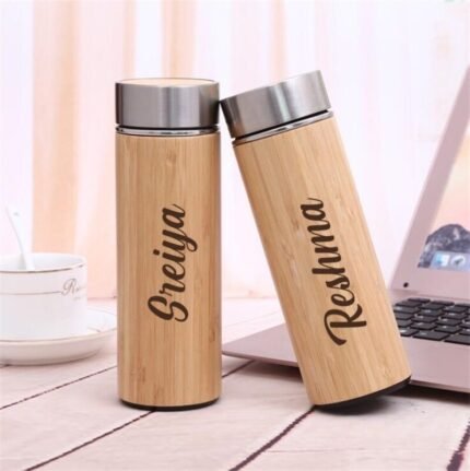 Customise bamboo bottle