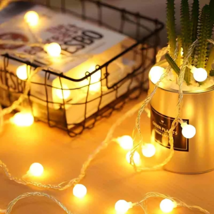 string lights bobble fairy light