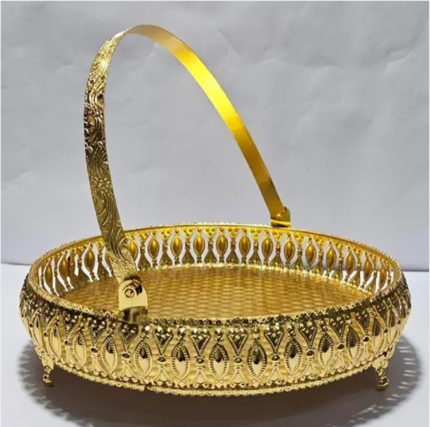 German pure gold basket