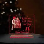 Acrylic Multi-Led Table Lamp For Karwa Chauth