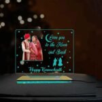 Acrylic Multi-Led Table Lamp For Karwa Chauth