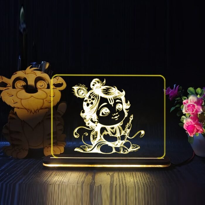 God Acrylic Led Lamp