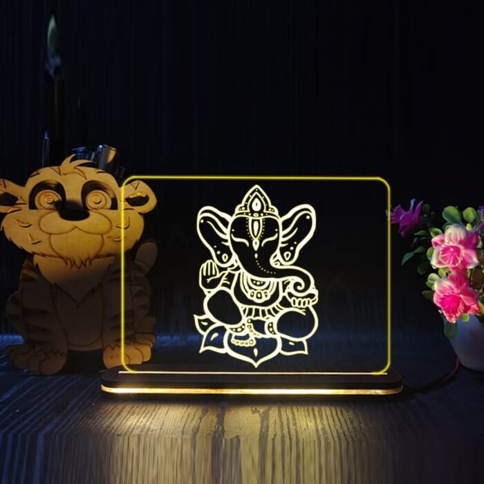 God Acrylic Led Lamp