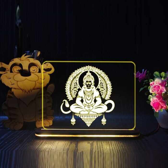 God Acrylic Led Lamp