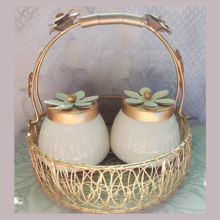 Dry Fruit Basket with Jar Set